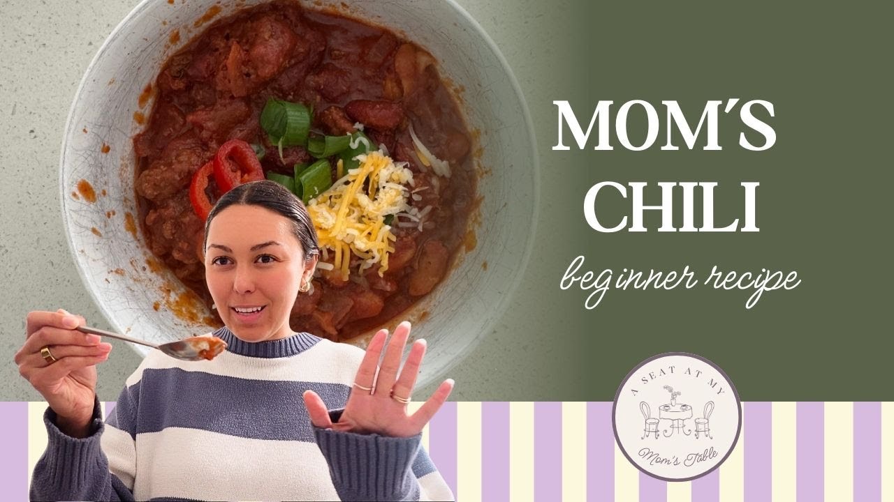 Easy Crock Pot Chili for Beginners | A Seat at My Mom’s Table