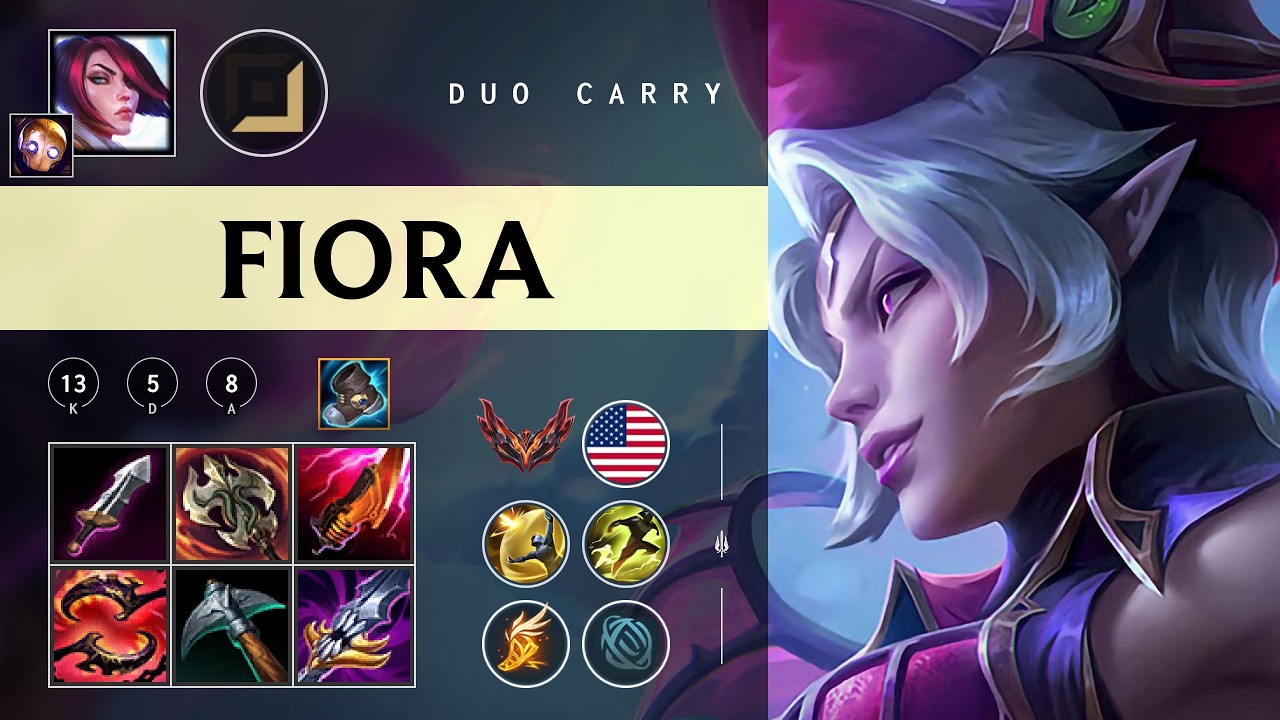 Fiora ADC vs Jinx - NA Grandmaster Patch 26.03