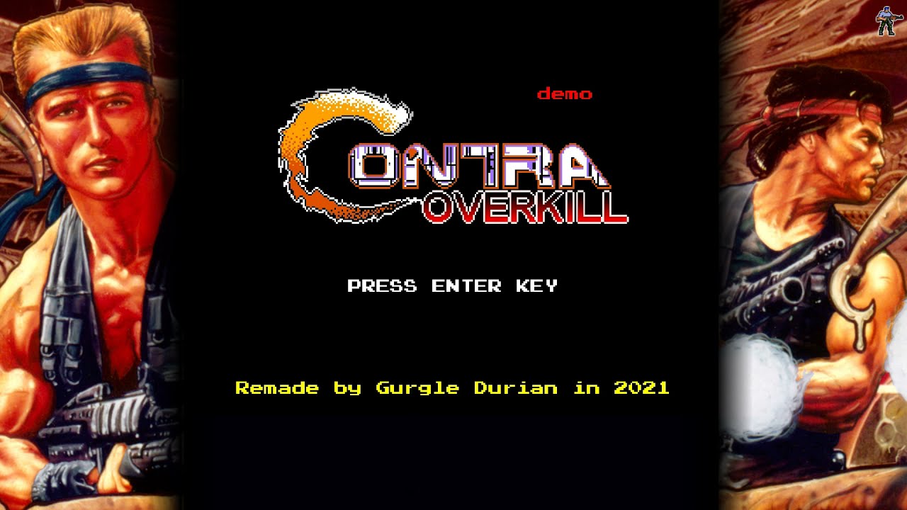 CONTRA: OVERKILL DEMO (PC,FANGAME) LONGPLAY