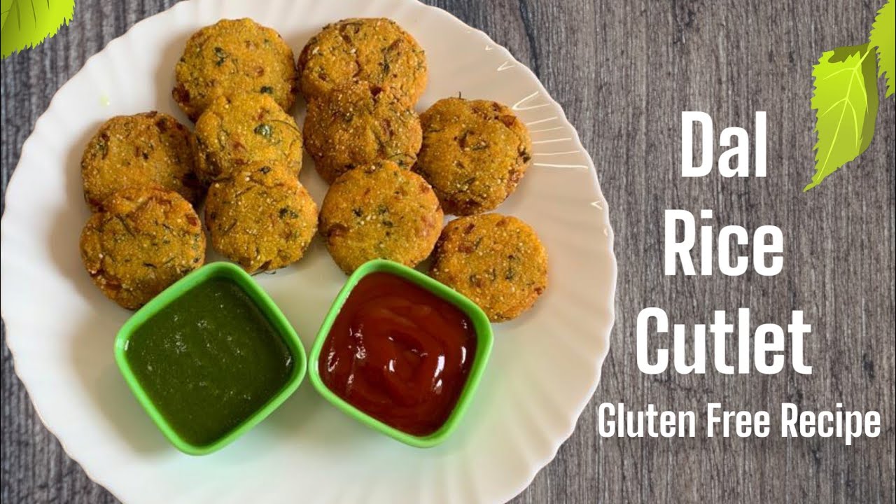 Gluten Free Dal Rice Cutlet l Veg Cutlet Recipe l Healthy Diet Recipe l वेज कटलेट l