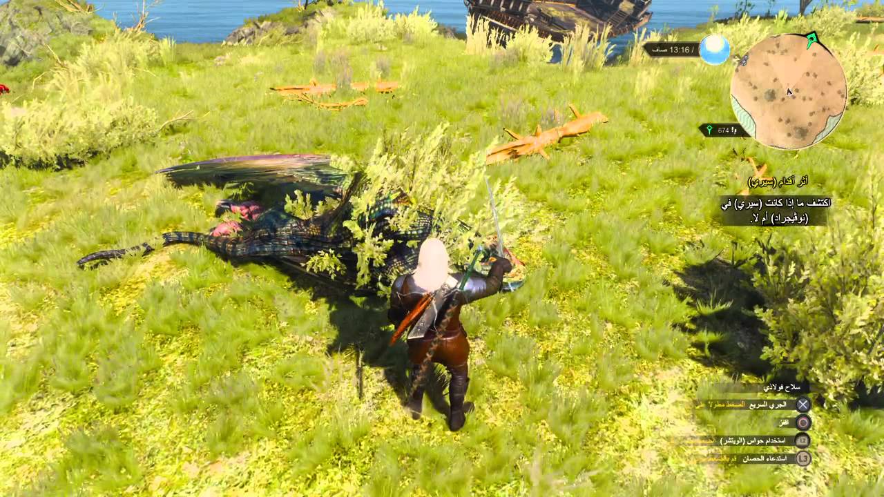 The Witcher 3: Wild Hunt_ موقع سيف اثري فولاذي