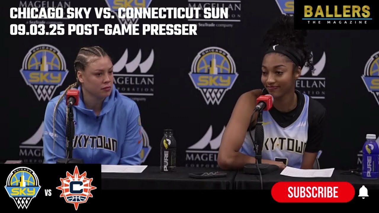 Angel Reese & Rachel Banham: Chicago Sky Postgame Presser | vs. Connecticut Sun | 09.03.25