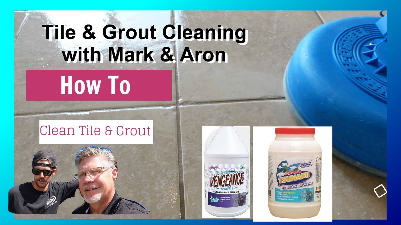 How to clean Tile & Grout with Mark & Aron from Saiger's | New Vengeance Acid Tile & Grout Restorer