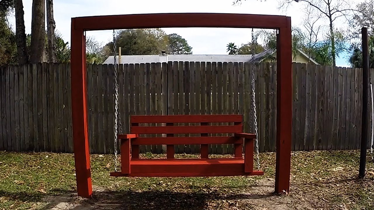 DIY Simple/Easy/Cheap Porch/Bench Swing with 2x4's
