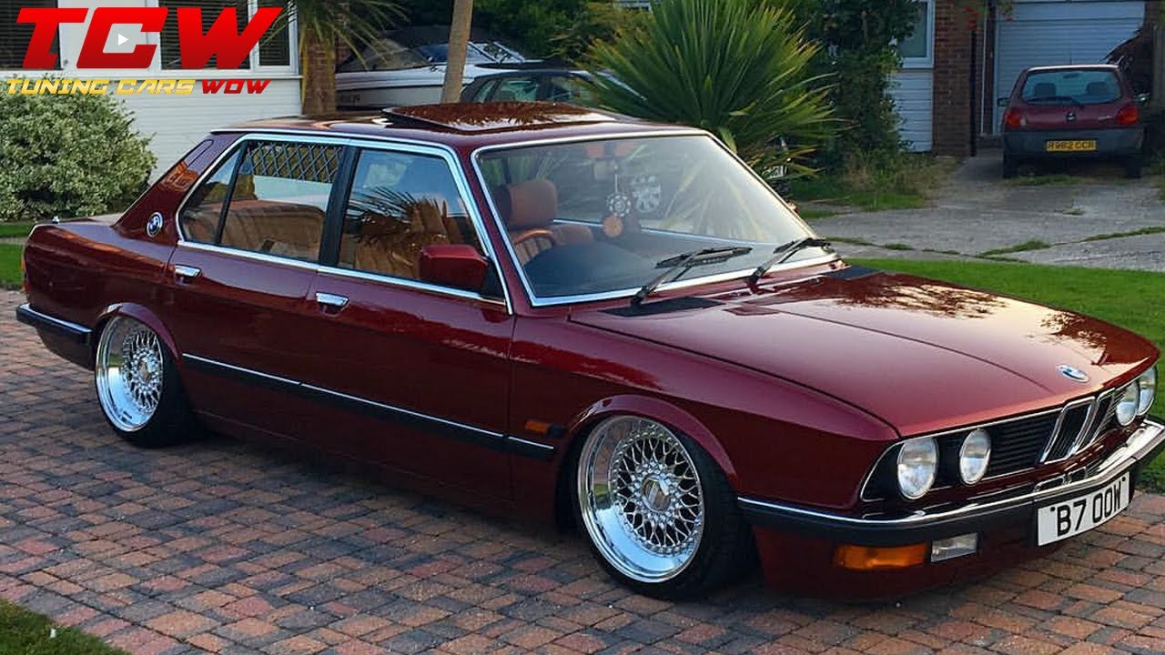 Clean Bmw E28 Bagged on BBS RS Rims Restoration Project by St4rk3y
