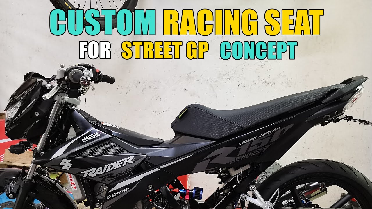 CUSTOM RACING SEAT FOR RAIDER 150 FI | STREET GP CONCEPT | KAMBYO MOTO