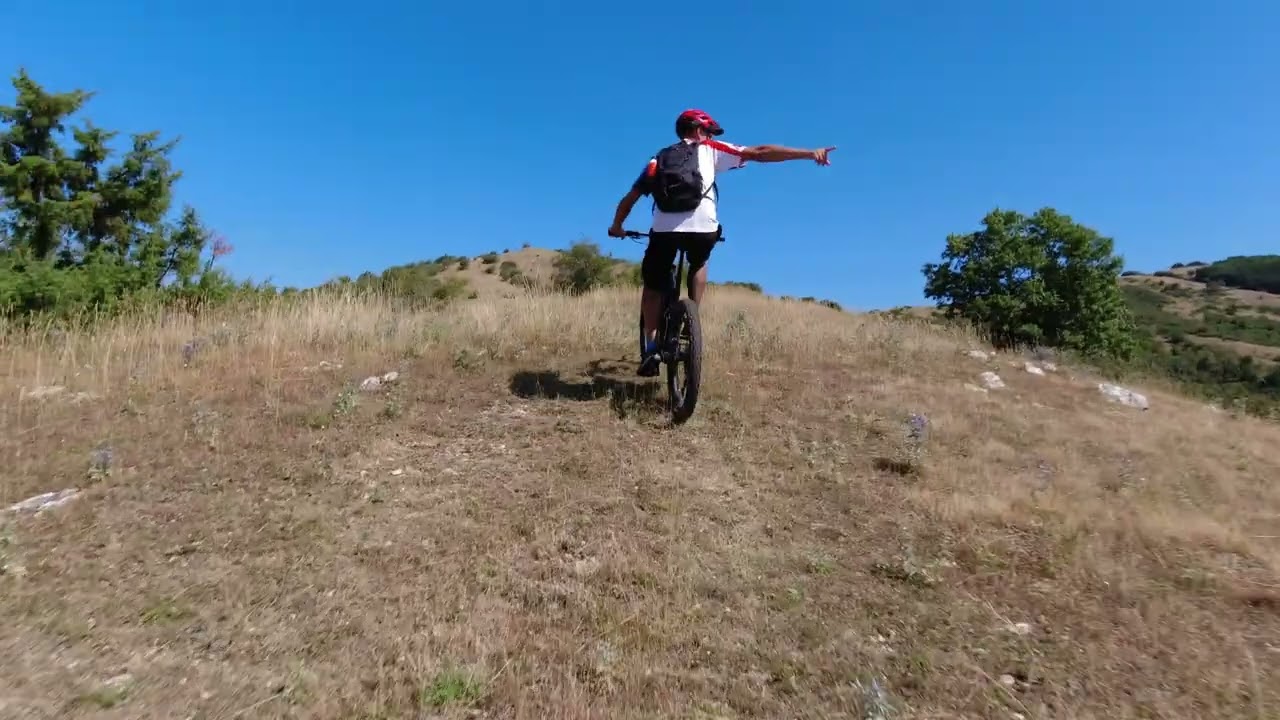 Lago del Turano in MTB