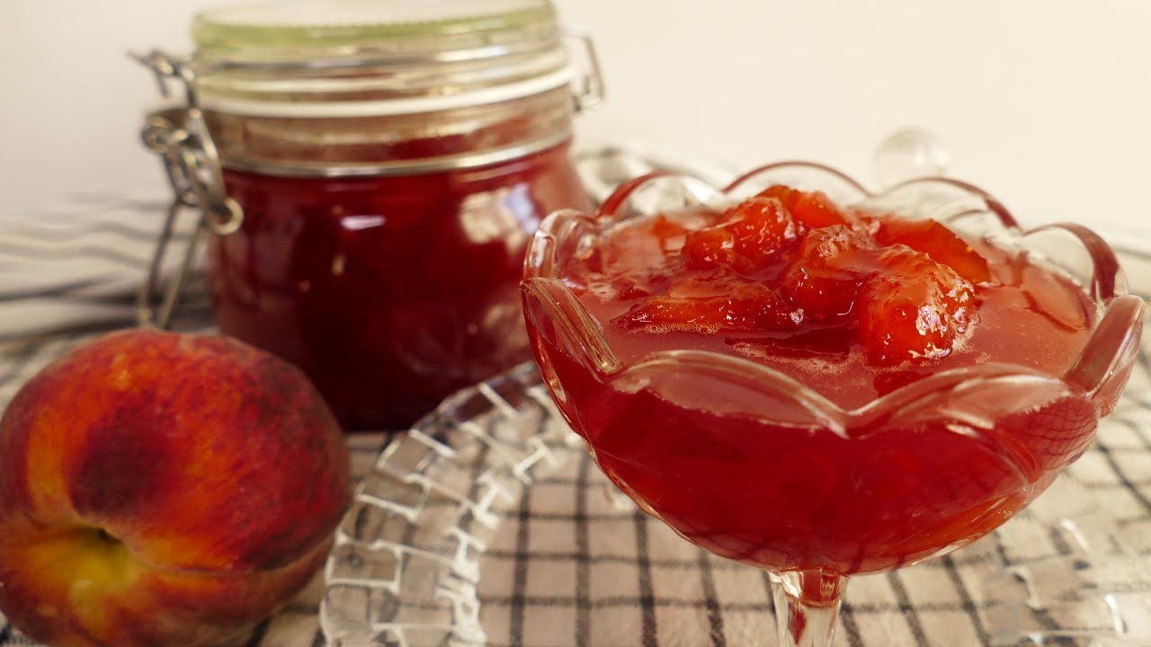 Самый вкусный и густой джем из персиков за 20 минут! Только персики и сахар!