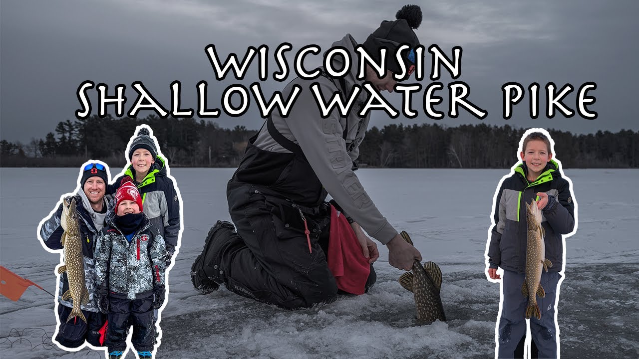 Ловля щуки в Висконсине с помощью удочек 2025