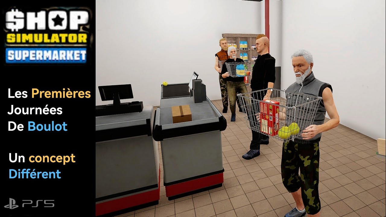 Shop Simulator Supermarket - Premières journées de boulot (PS5) [FR]