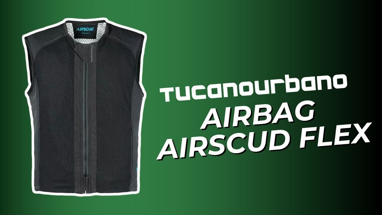 Présentation du Gilet Airbag Tucano Urbano Airscud Flex Noir - Technologie In&Motion