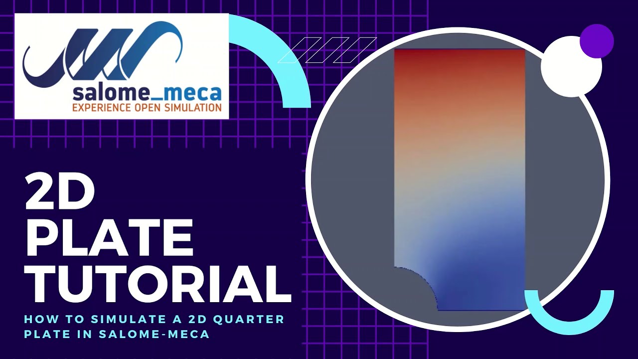 SALOME-MECA | How to simulate a 2D plate