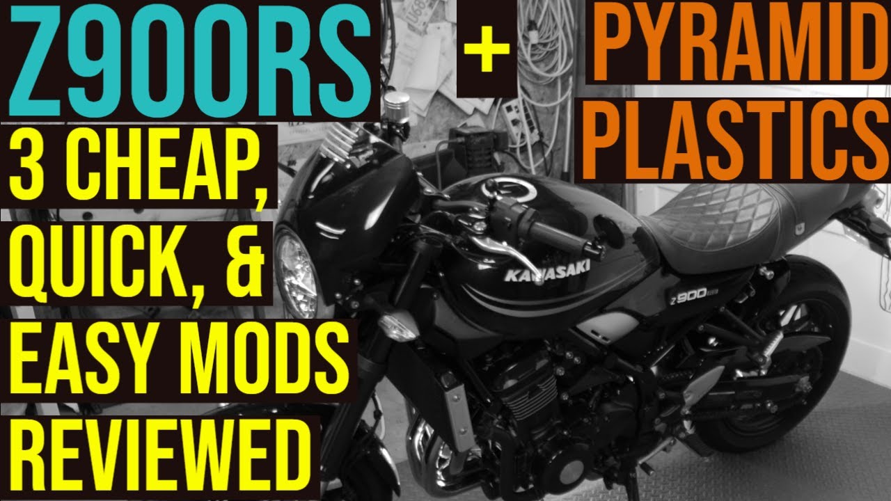 Kawasaki Z900RS — обзор трёх недорогих, быстрых и простых модификаций | PYRAMID PLASTICS | PUIG H...