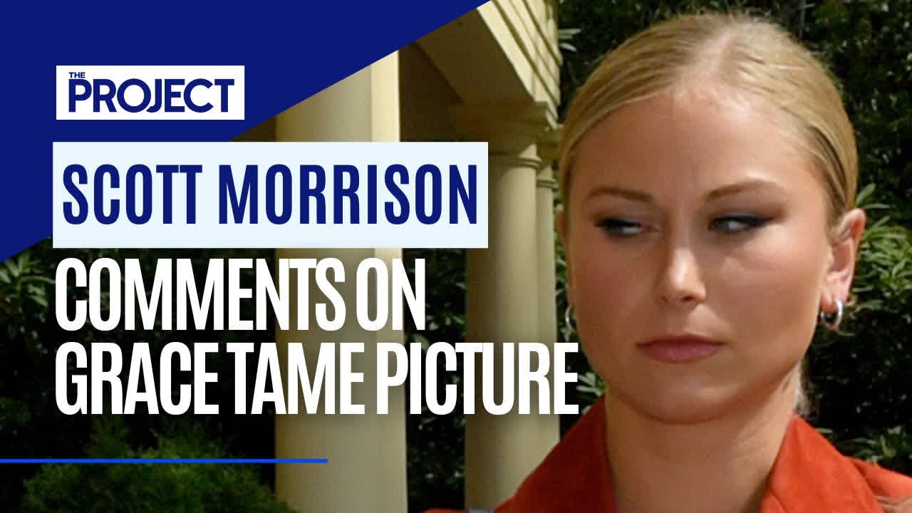 Scott Morrison Responds To Grace Tame Picture Taken At Australia Of The Year Awards