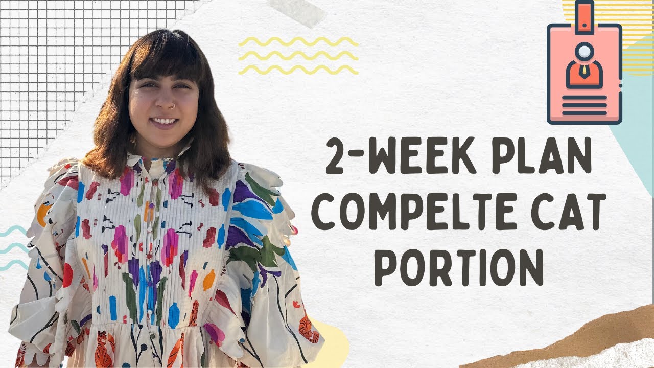 NIFT 2023 | 2-WEEK PLAN | CAT PORTION