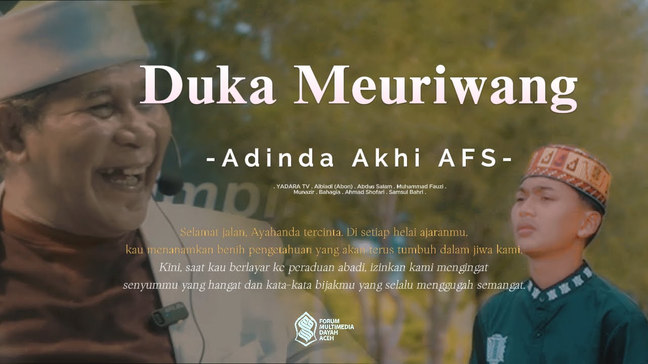 Duka Meuriwang - Adinda Akhi AFS (Official Music Video)