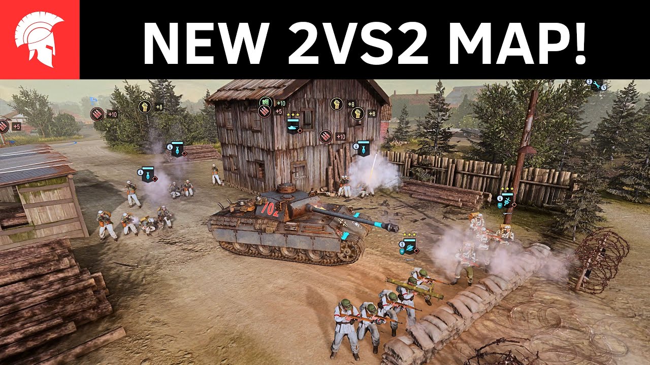 Company of Heroes 3 (NEW PATCH) NEW 2VS2 MAP! | Wehrmacht Gameplay | 2vs2 Multiplayer