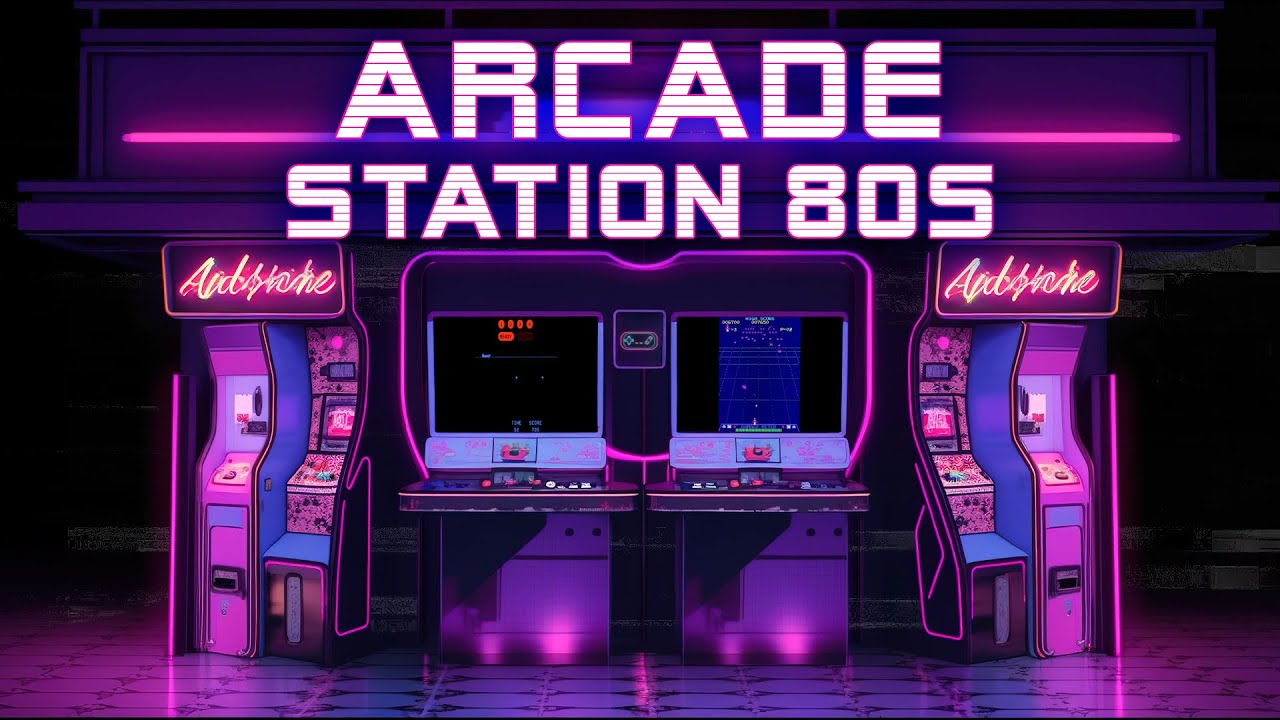 Arcade Station 80s 🎮 Cyberpunk Electro Arcade Mix 🕹️ Synthpop cyberpunk electro arcade mix