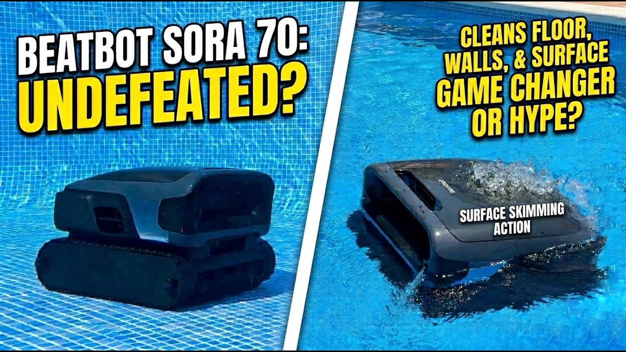 Future of Pool Cleaning - Inside the AI-Brain of Beatbot Sora 70 Robotic Pool Cleaner