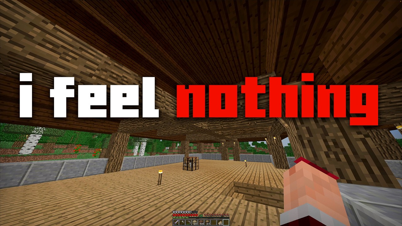 playing old minecraft to cure depression...
