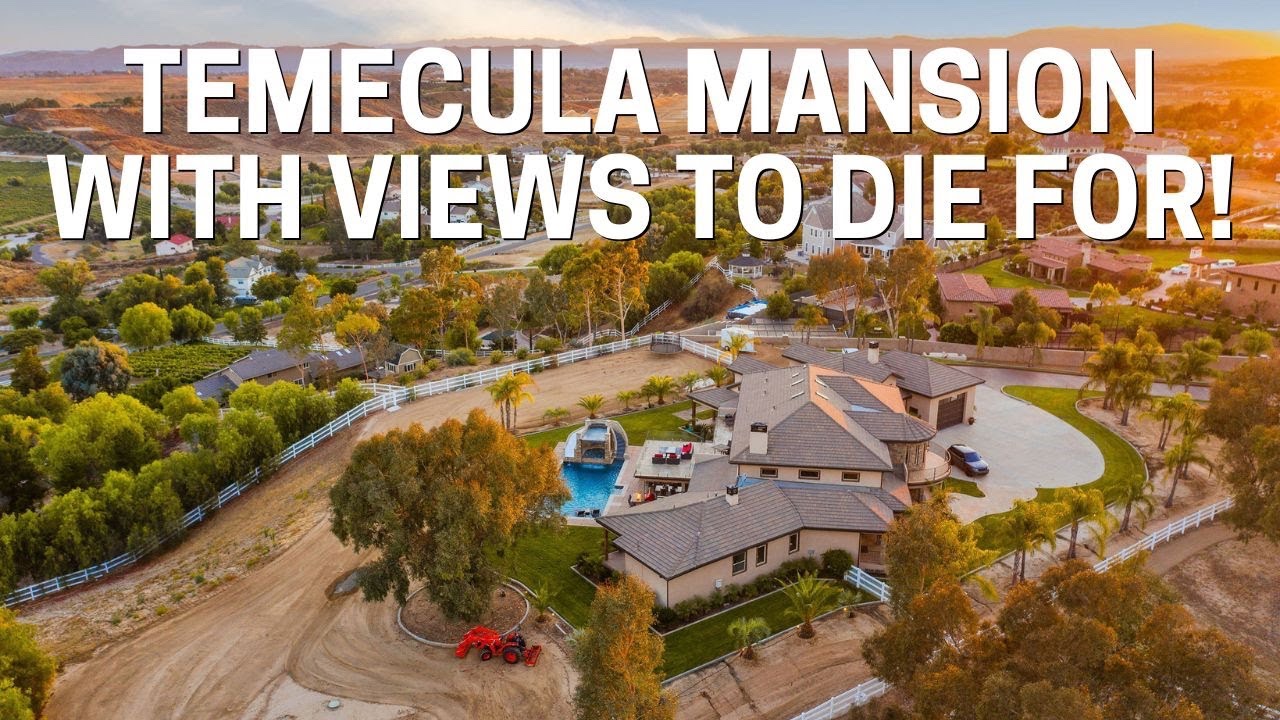 8,464 SQF Temecula Mansion | Every Room Has a View