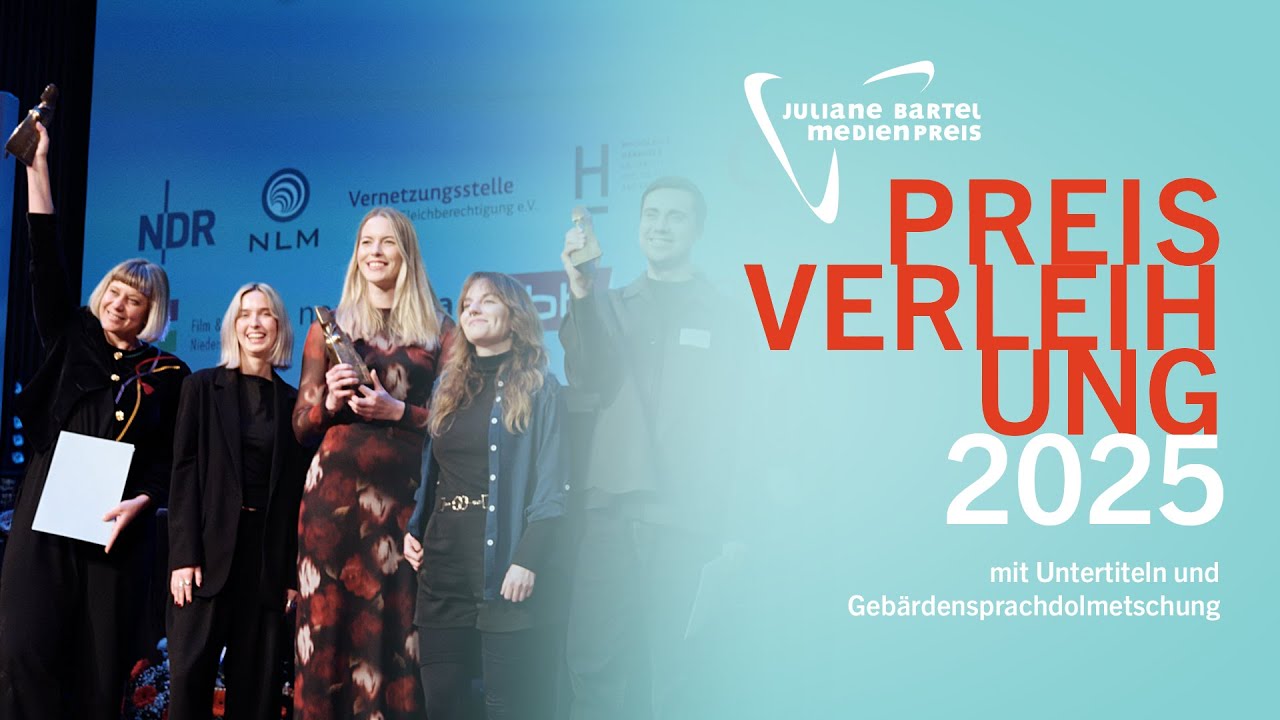 Juliane Bartel Medienpreis 2025 mit Gebärdensprache