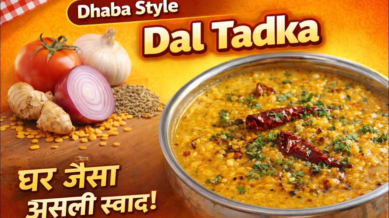 Dhaba Style Dal Tadka Recipe | Ghar Jaisa Asli Swad | Tasty Dal Tadka | Indian Food