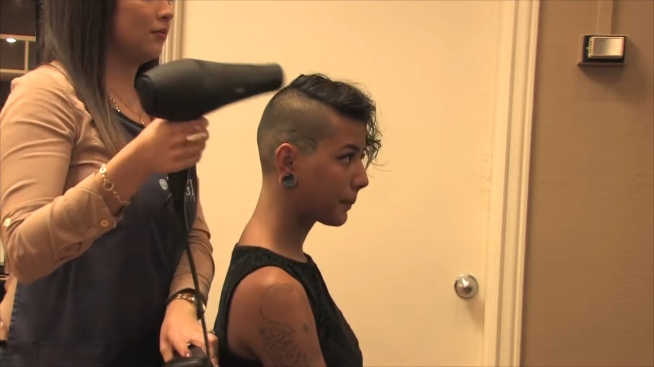 Gabrielle AZ - Pt 2: Super Short Undercut Pixie (Free Video)