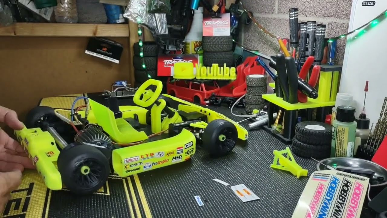 Pegatinas para el go kart RC impreso en 3D!