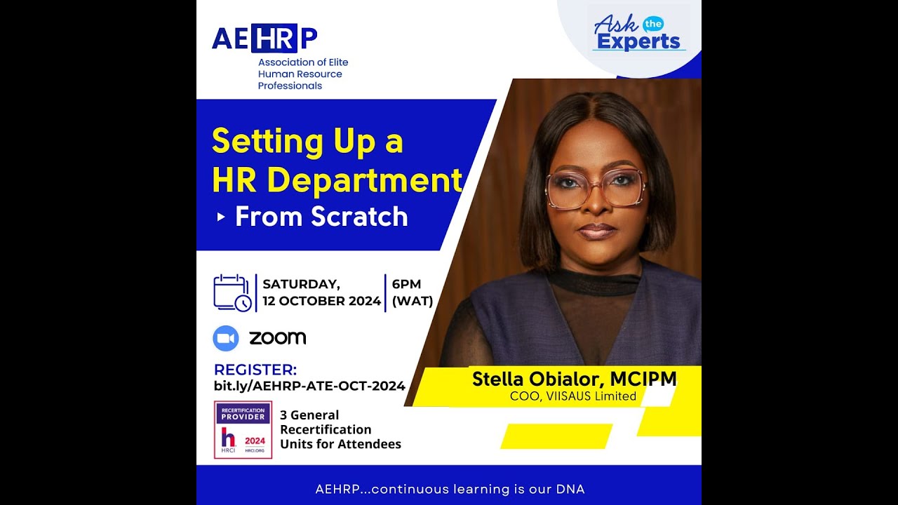 Setting up HR Department from Scratch