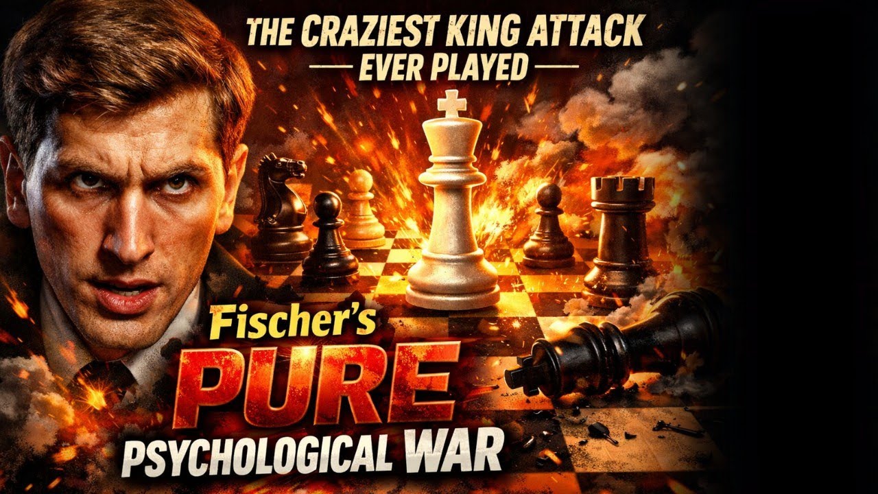 Fischer's Epic King March: The Insane Attack That Crushed Zuckerman in 1965!