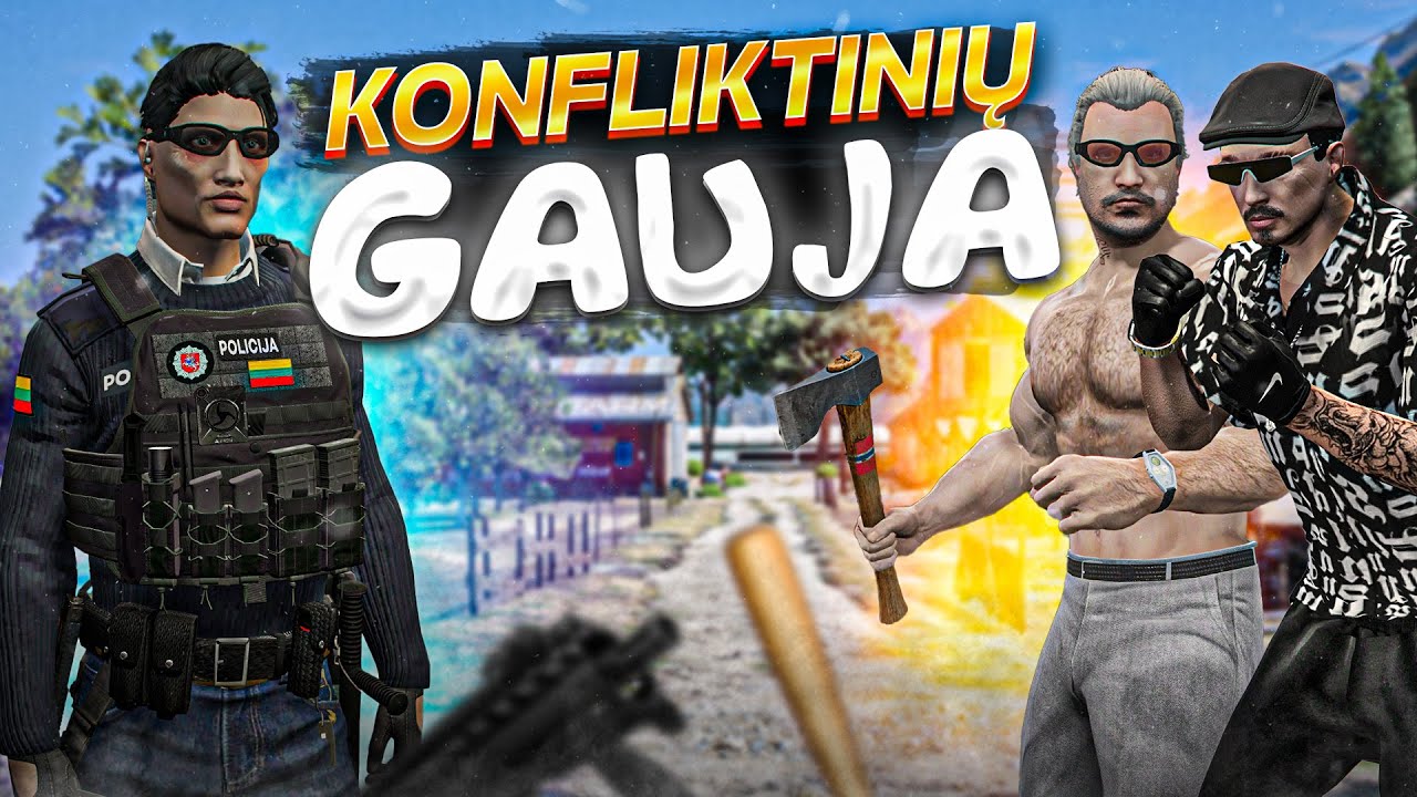 KONFLIKTINIŲ GAUJA?! ∣ GTA ROLEPLAY LIETUVIŠKAI (OneX.lt)