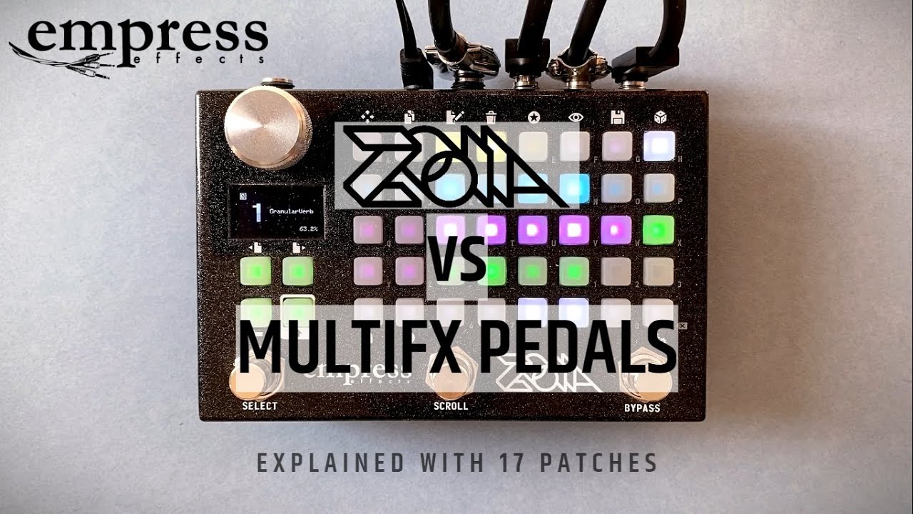 Empress ZOIA vs MultiFX Pedals (explained with simple patches)