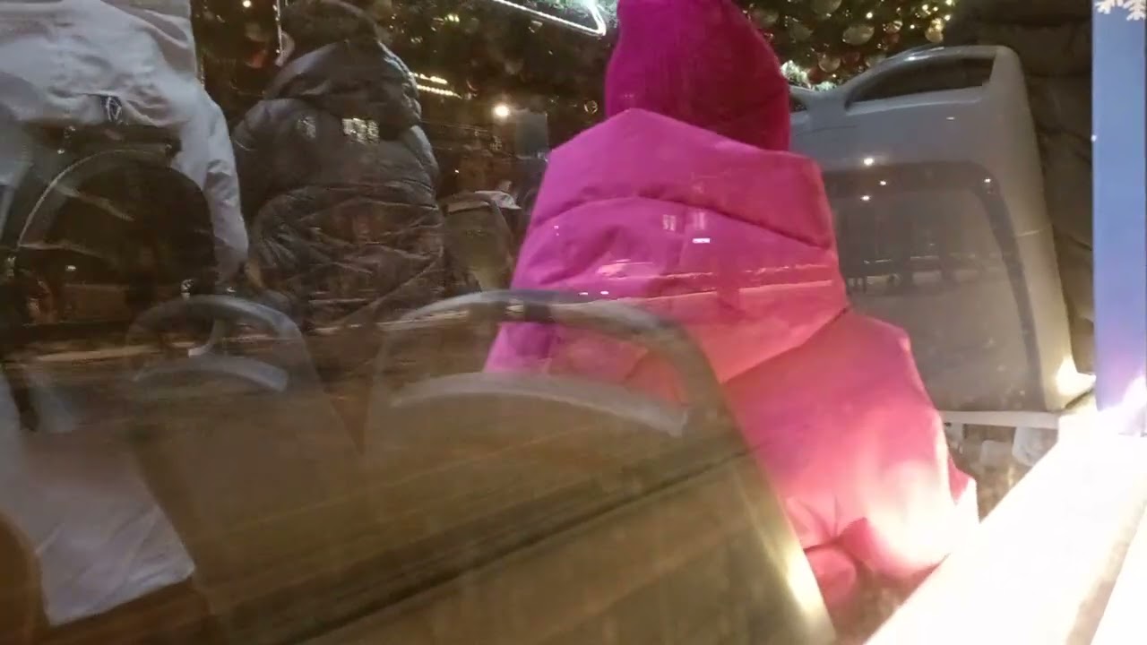 Поездка на Новогоднем Трамвае 71-931 Витязь-М номер 31216.