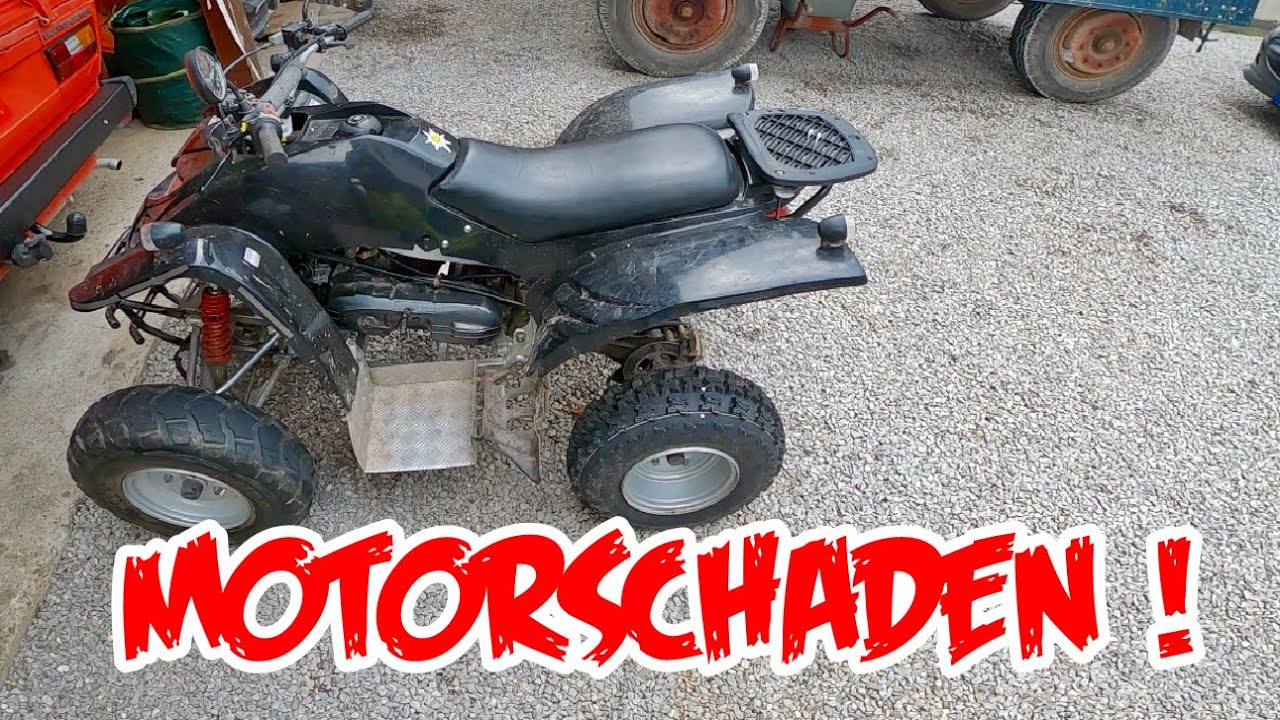 Kolbenfresser vom FEINSTEN! Adly 50ccm Quad