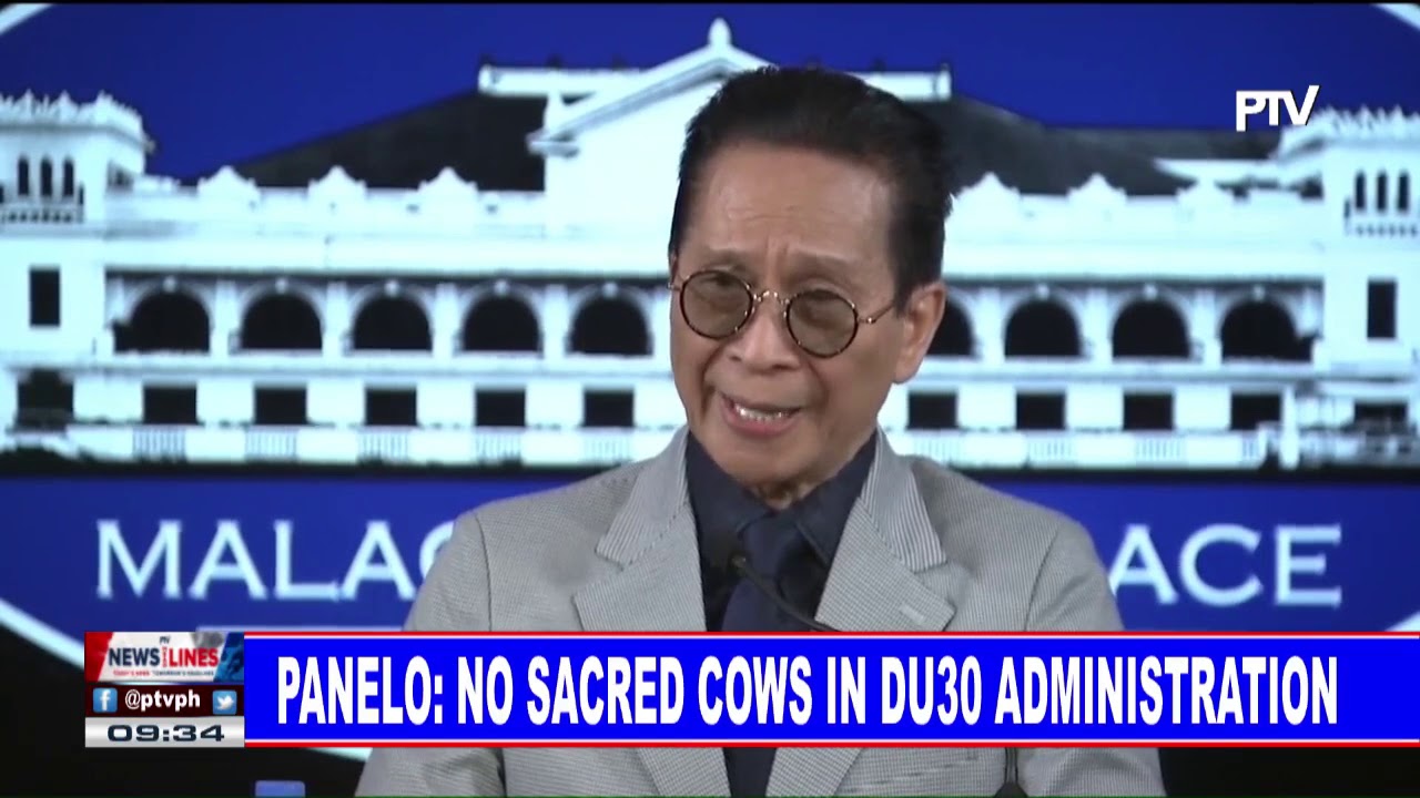 Panelo: No sacred cows in Du30 administration