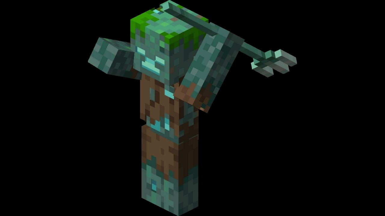 All Minecraft Drowned Sounds | Sound Effects for Editing 🔊