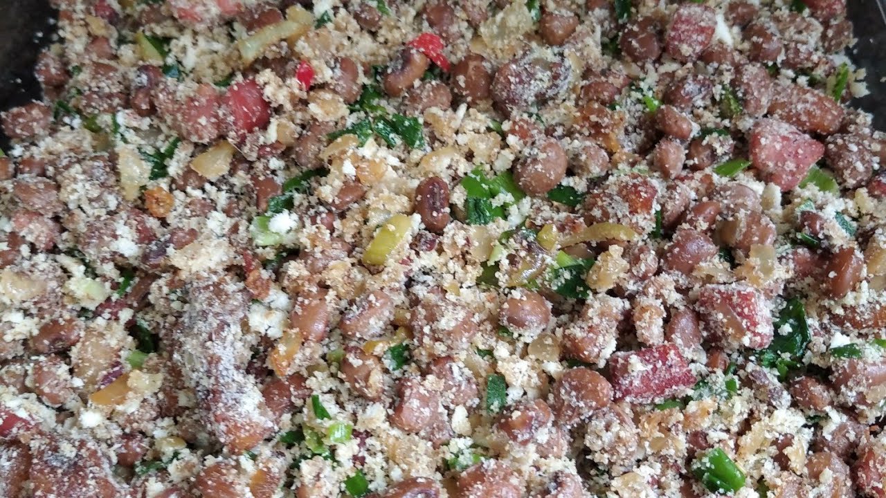 Farofa de feijão catador , como eu faço aqui na roça 😋