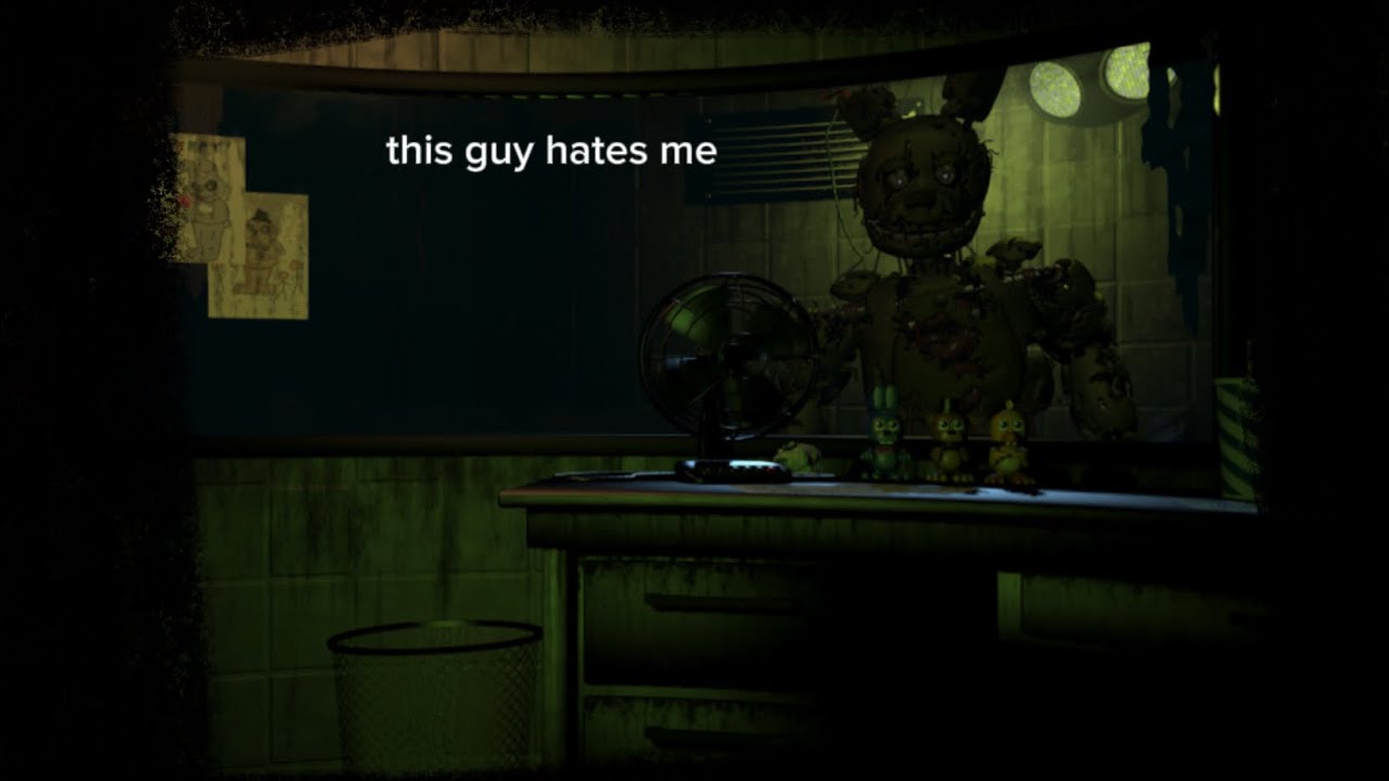 trying out night 6 again in fnaf 3. (3 attempts)