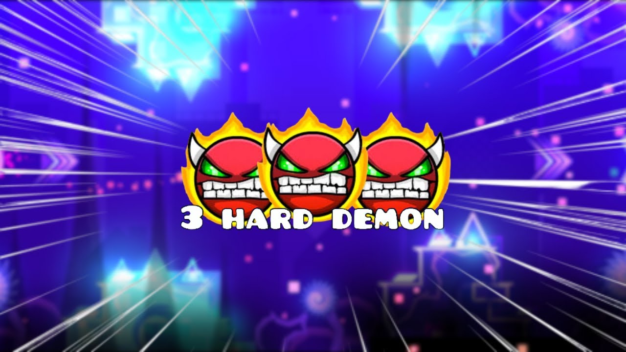 J'ai terminé 3 HARD DEMON !! #1 | Geometry Dash FR