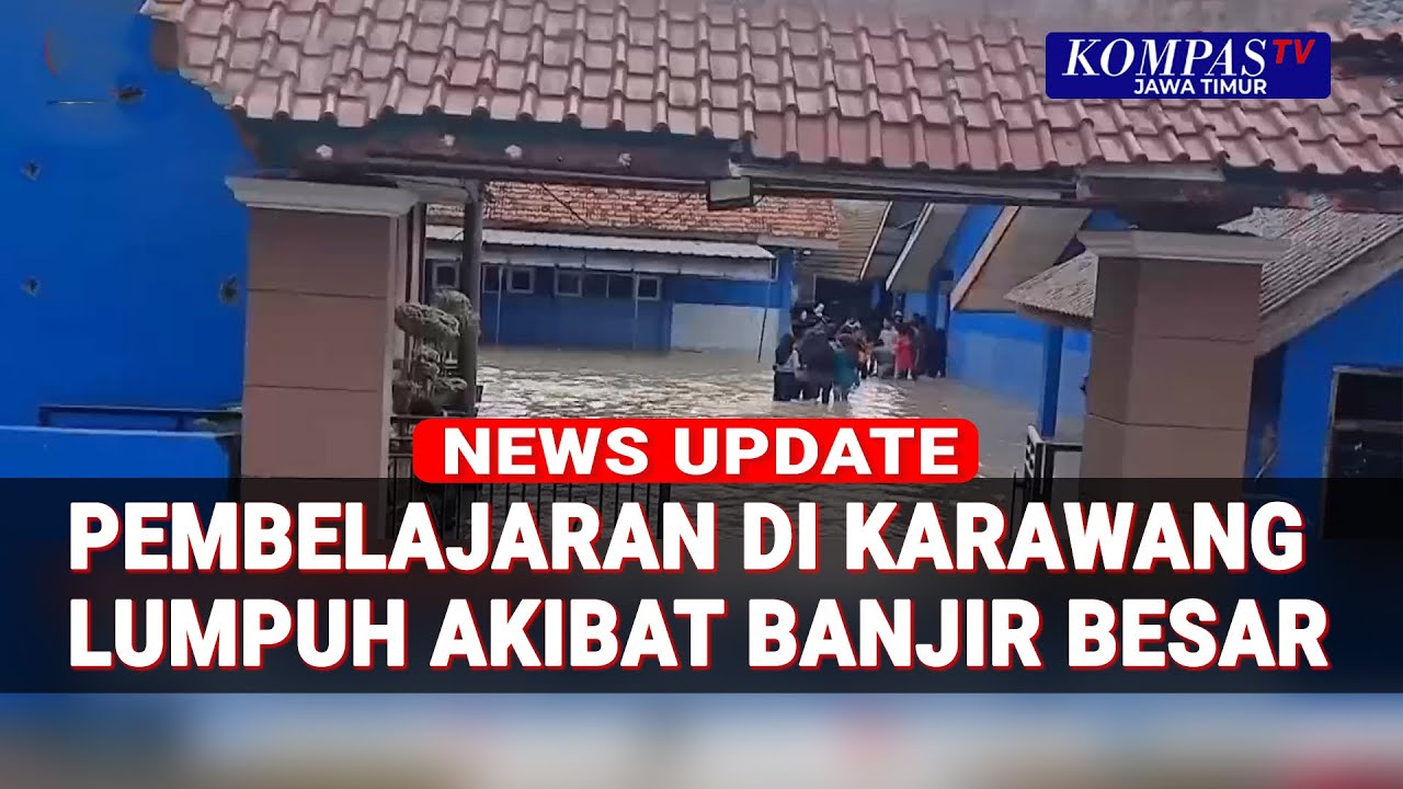 Dampak Banjir Parah di Karawang, Aktivitas Pembelajaran Lumpuh