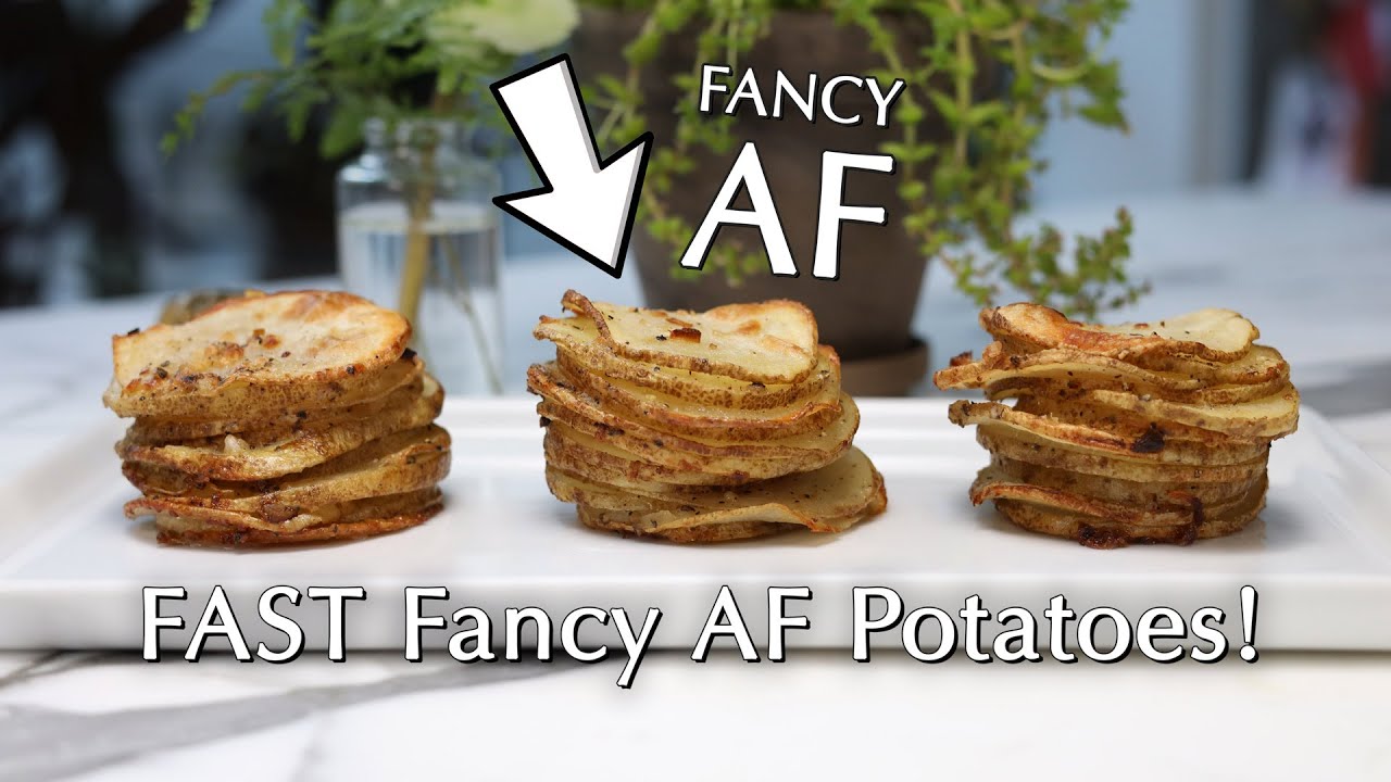 FAST Fancy AF Potatoes! ~ Dinner Party Tonight