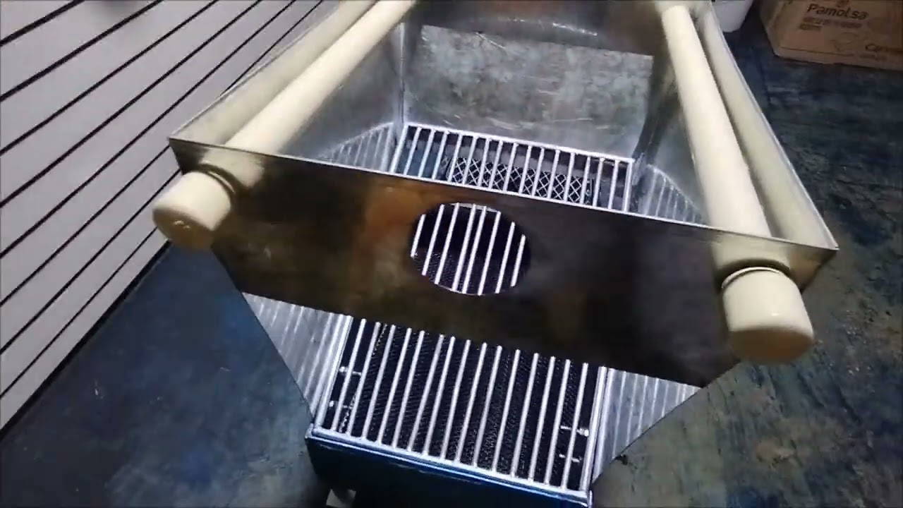 draga minera con triple alfombra