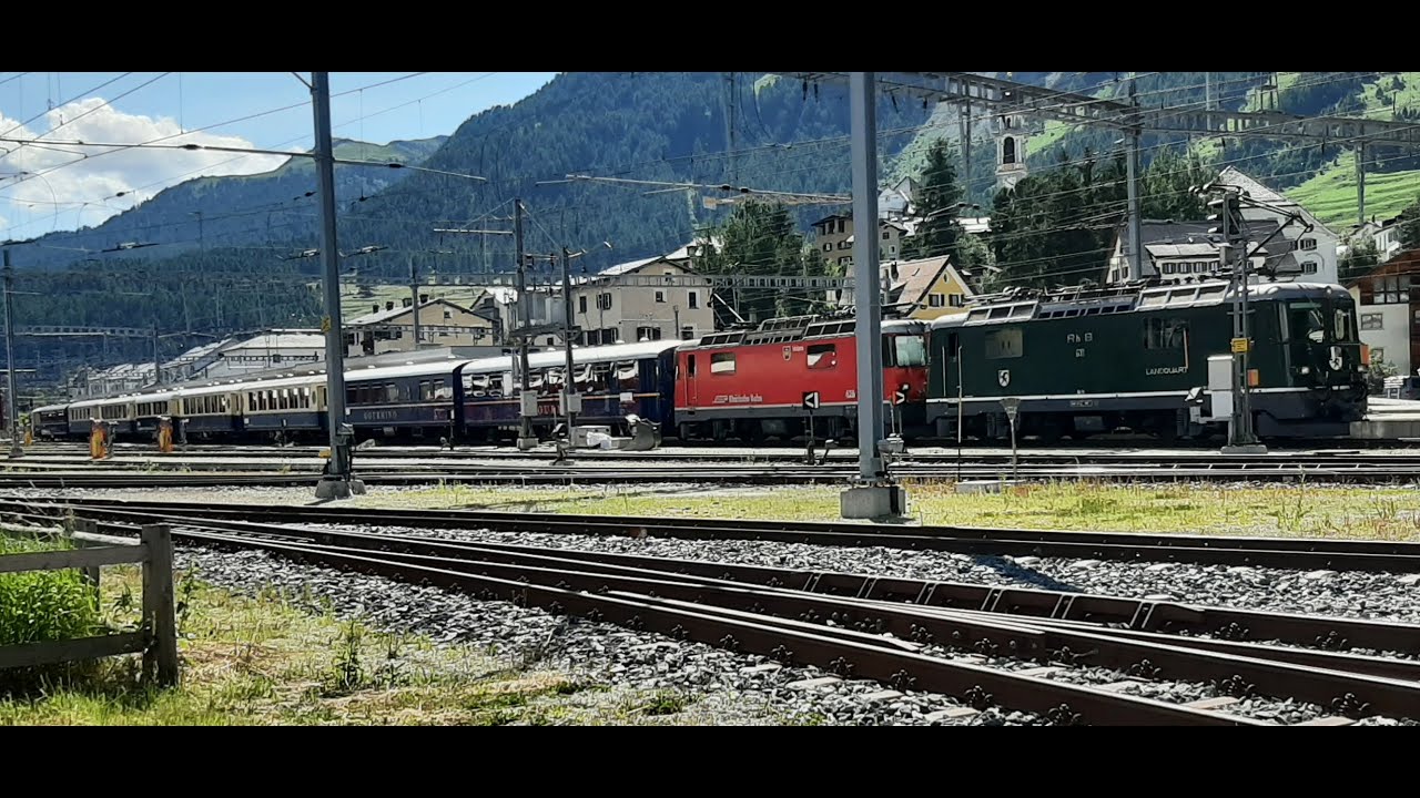 Train spécial en Engadine en hommage à Alby Glatt (23.07.2024)
