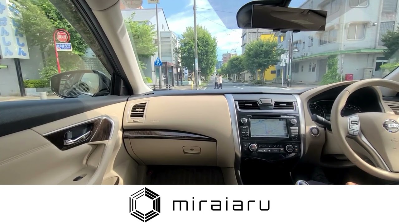 🌈🚙走行動画🚗🌈日産 ティアナ DBA-L33 XV 2015 H27/7  ブルー系 AT ガソリン 8万KM