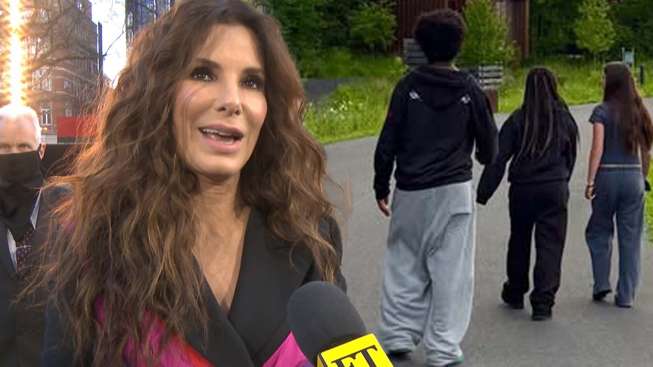 Sandra Bullock Shares RARE Look at Life With Kids Louis and Laila