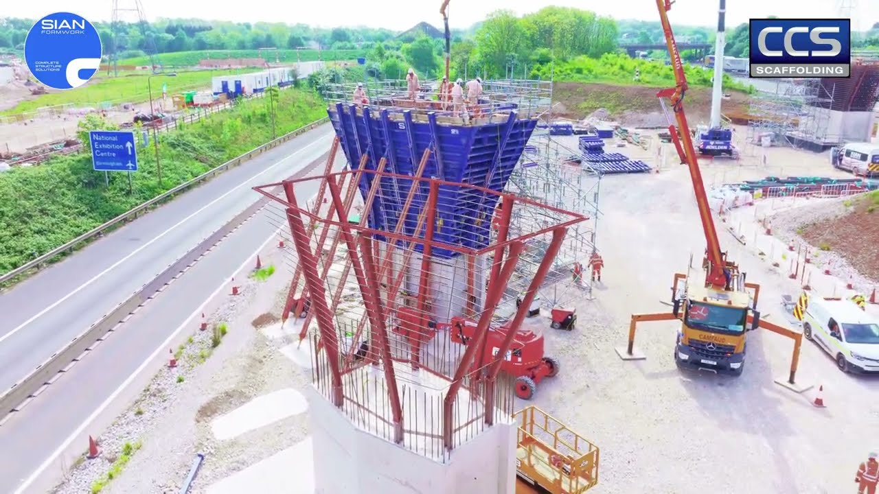Sian Formwork HS2 M6 South Viaduct