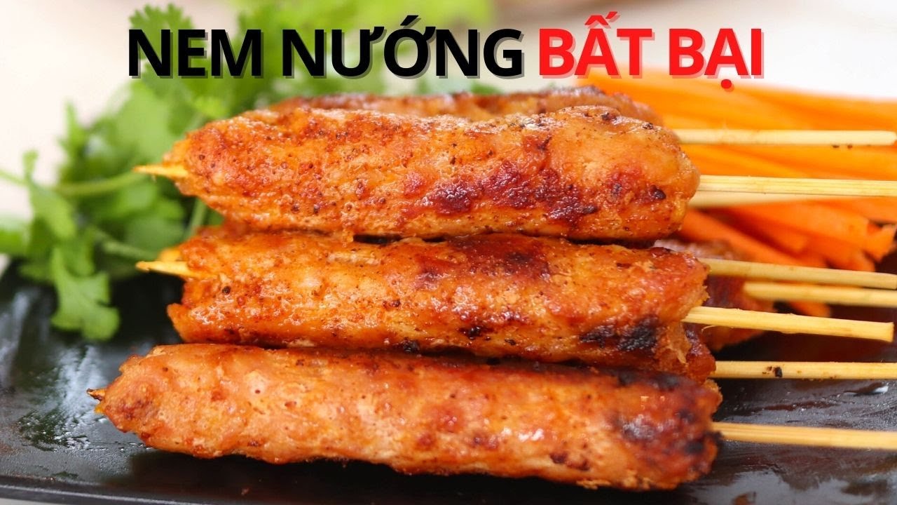 Làm NEM NƯỚNG cấp tốc Không cần máy, chỉ cần CHẢO và các nguyên liệu cơ bản