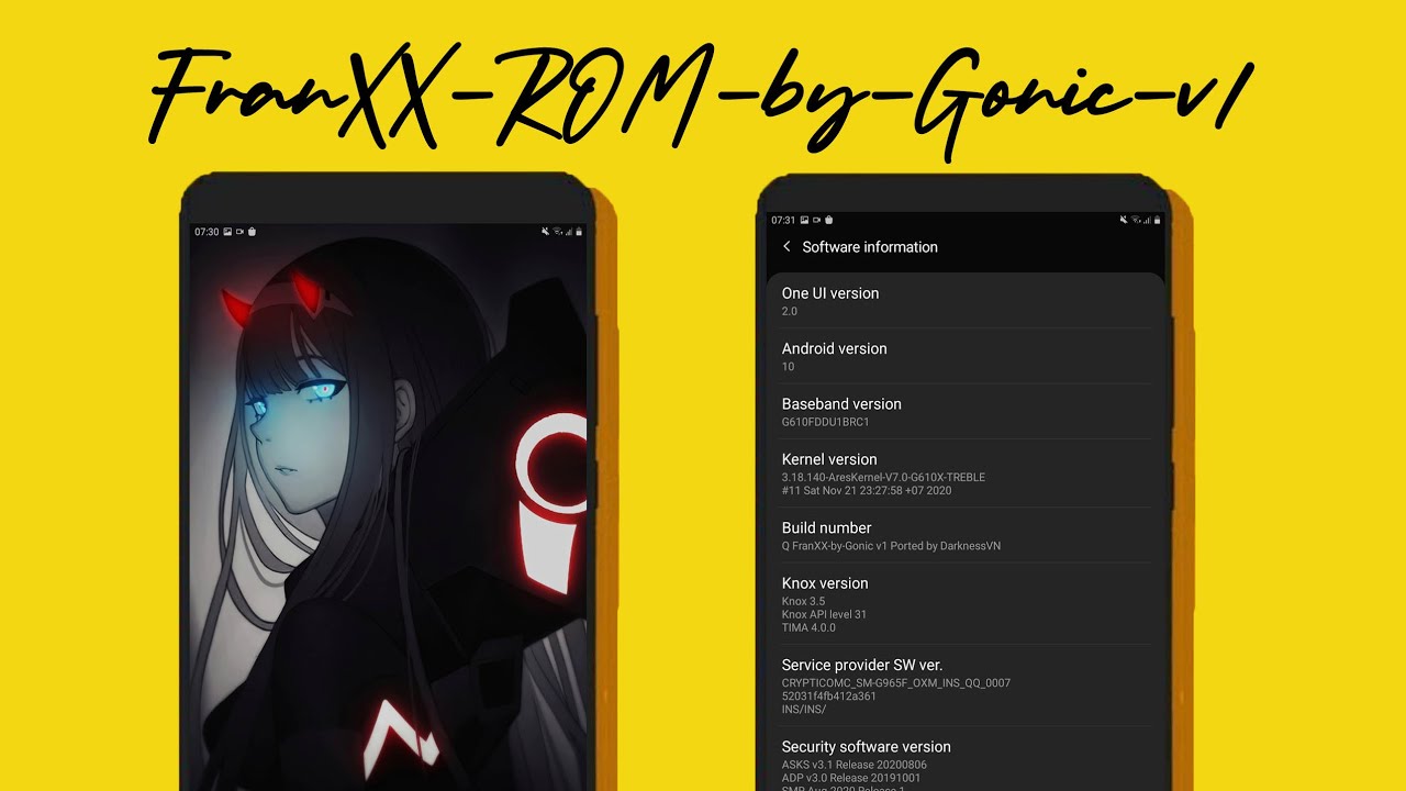 FranXX ROM - J7 Prime | ANDROID 10.