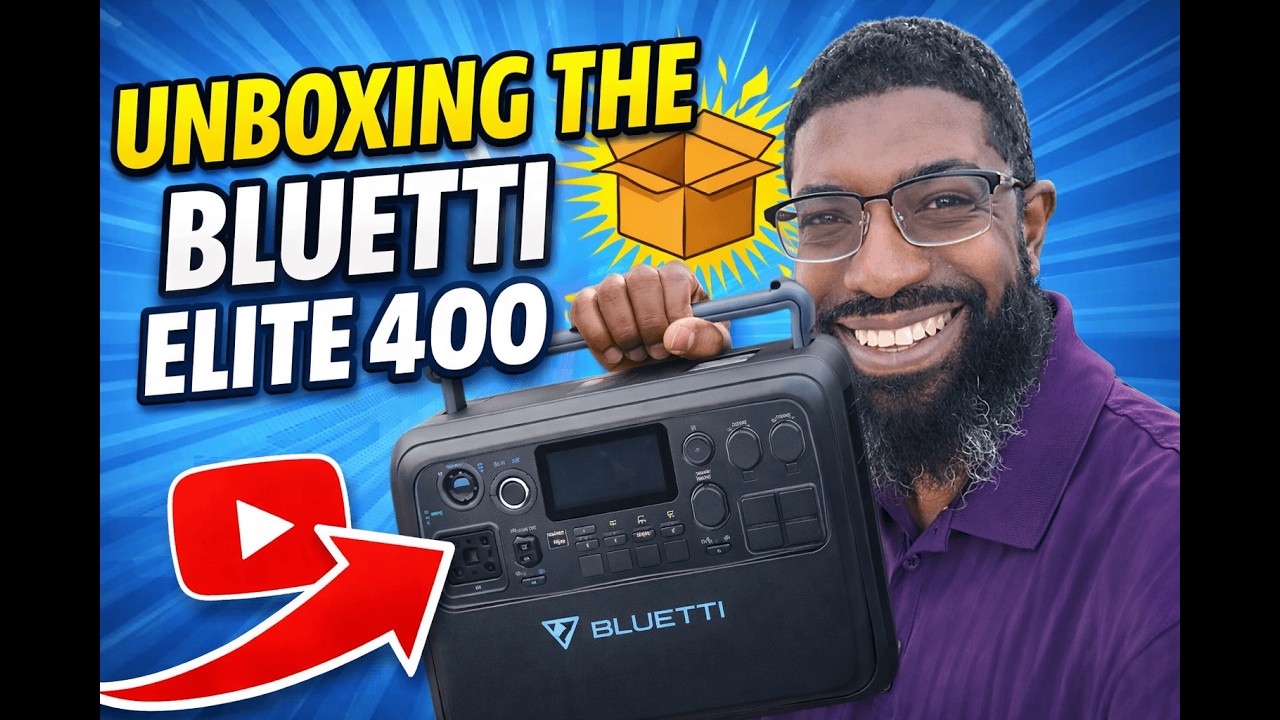 Обзор и распаковка BLUETTI Elite 400 ⚡ Мощность 3900 Вт для подъема тяжестей + резервный аккумуля...
